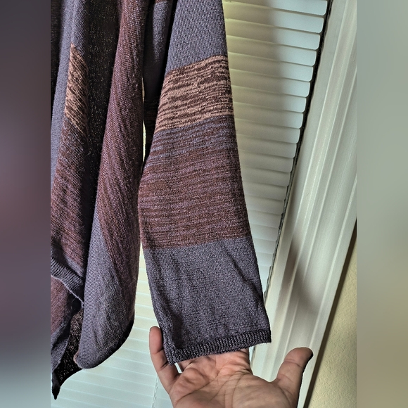 Investments Cardigan Women's Size Large Wool Blend Open Front Knit Sweater - Picture 3 of 11